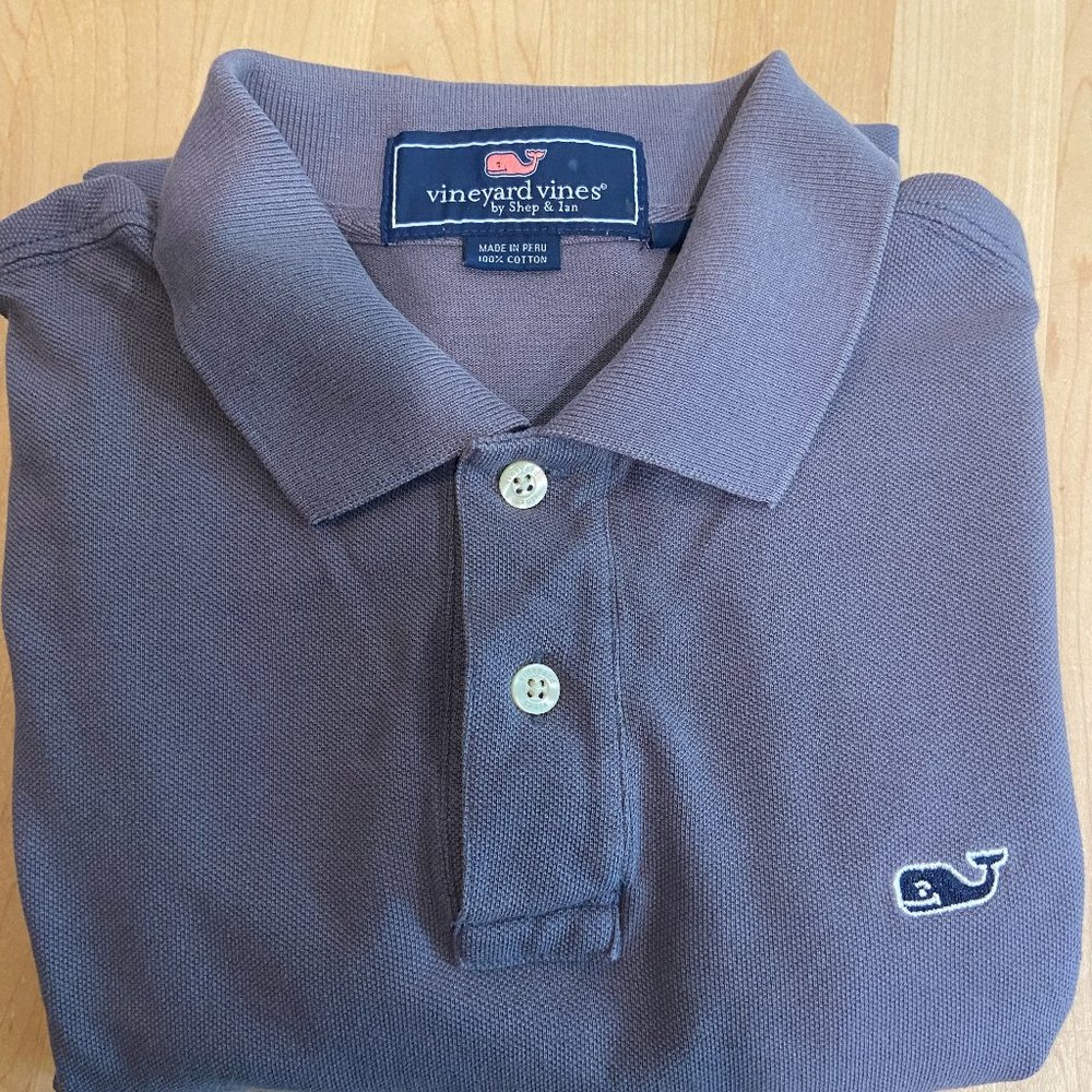 Mens xtra small polo shirt dark gray